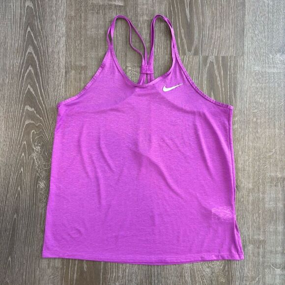 Nike Dri-Fit Cool Breeze Strappy Tank Purple Small - Picture 6 of 8